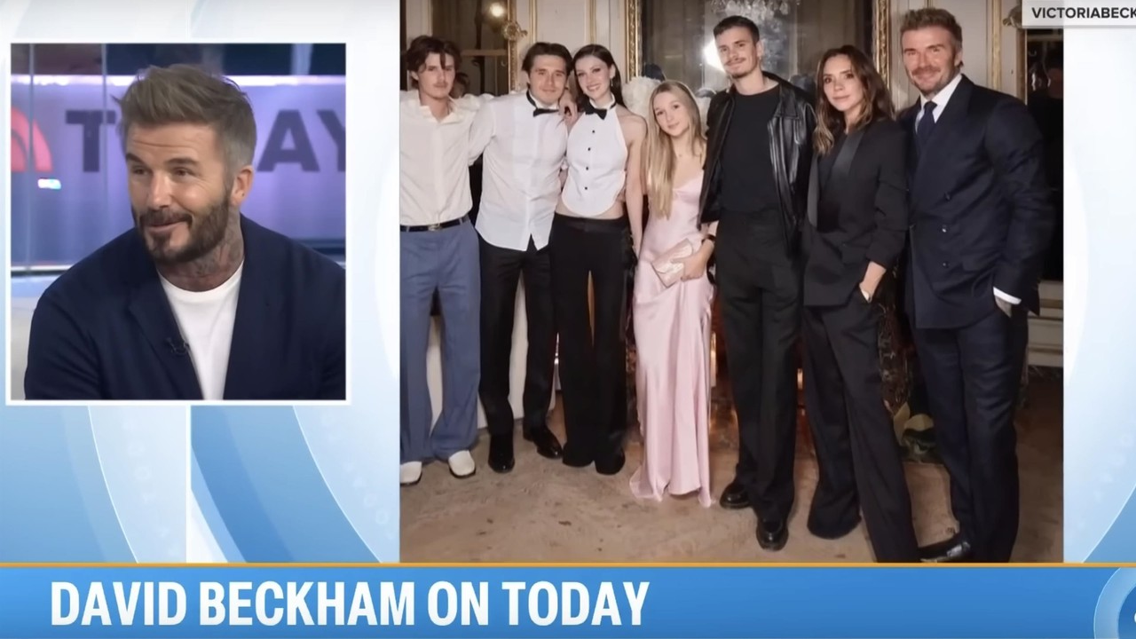 David Beckham és családja