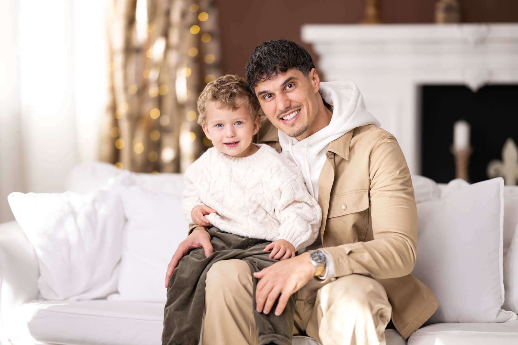 Bódi Bence és kisfia, Beni (Fotó: Schumy Csaba)