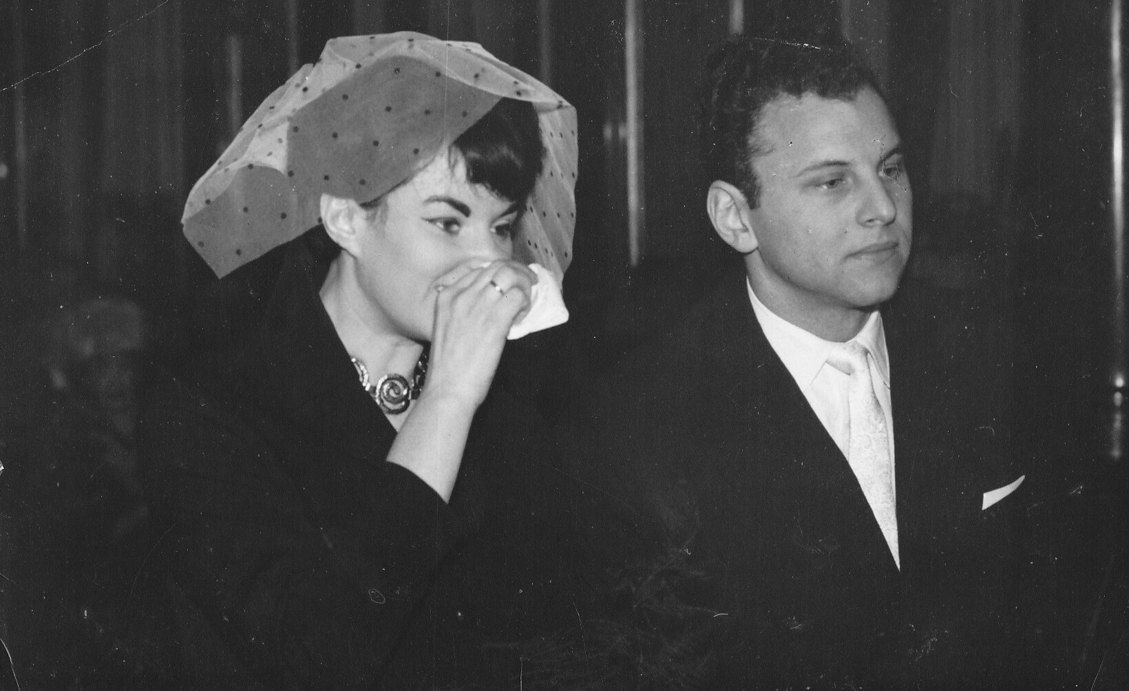 Müller Péter és felesége az esküvőjükön (Fotó: Nagy Zoltán)