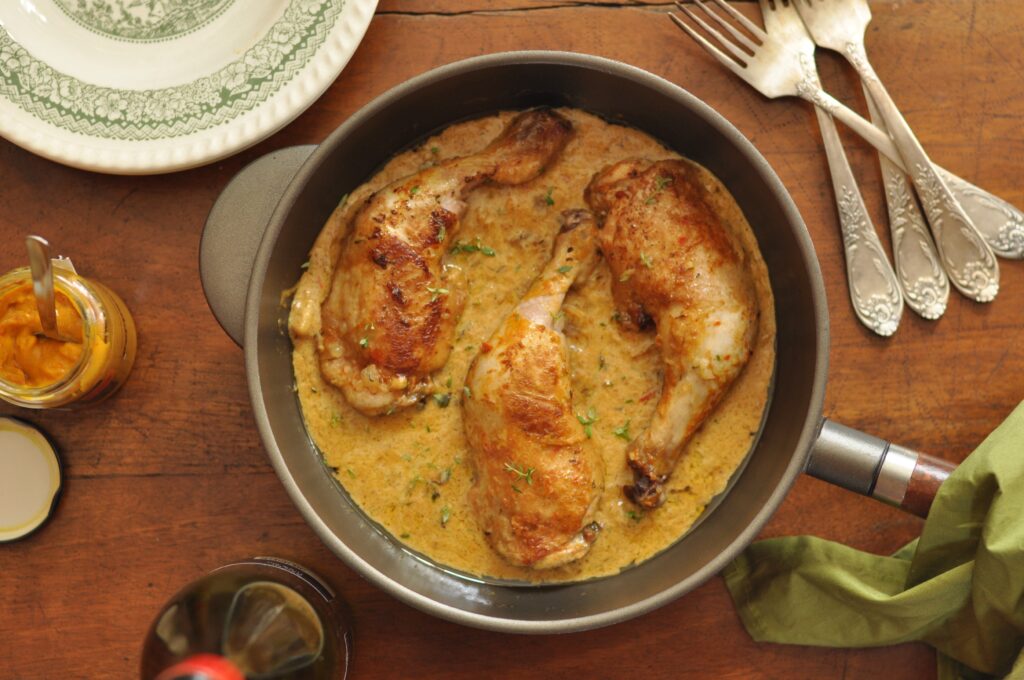 Mustáros csirkecomb