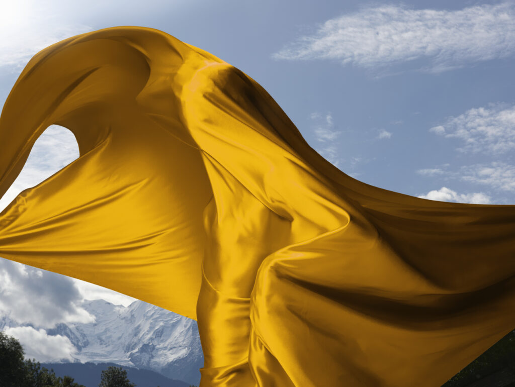 Ezt jelenti, ha sárga kendő lóg egy motorkerékpár kormányán