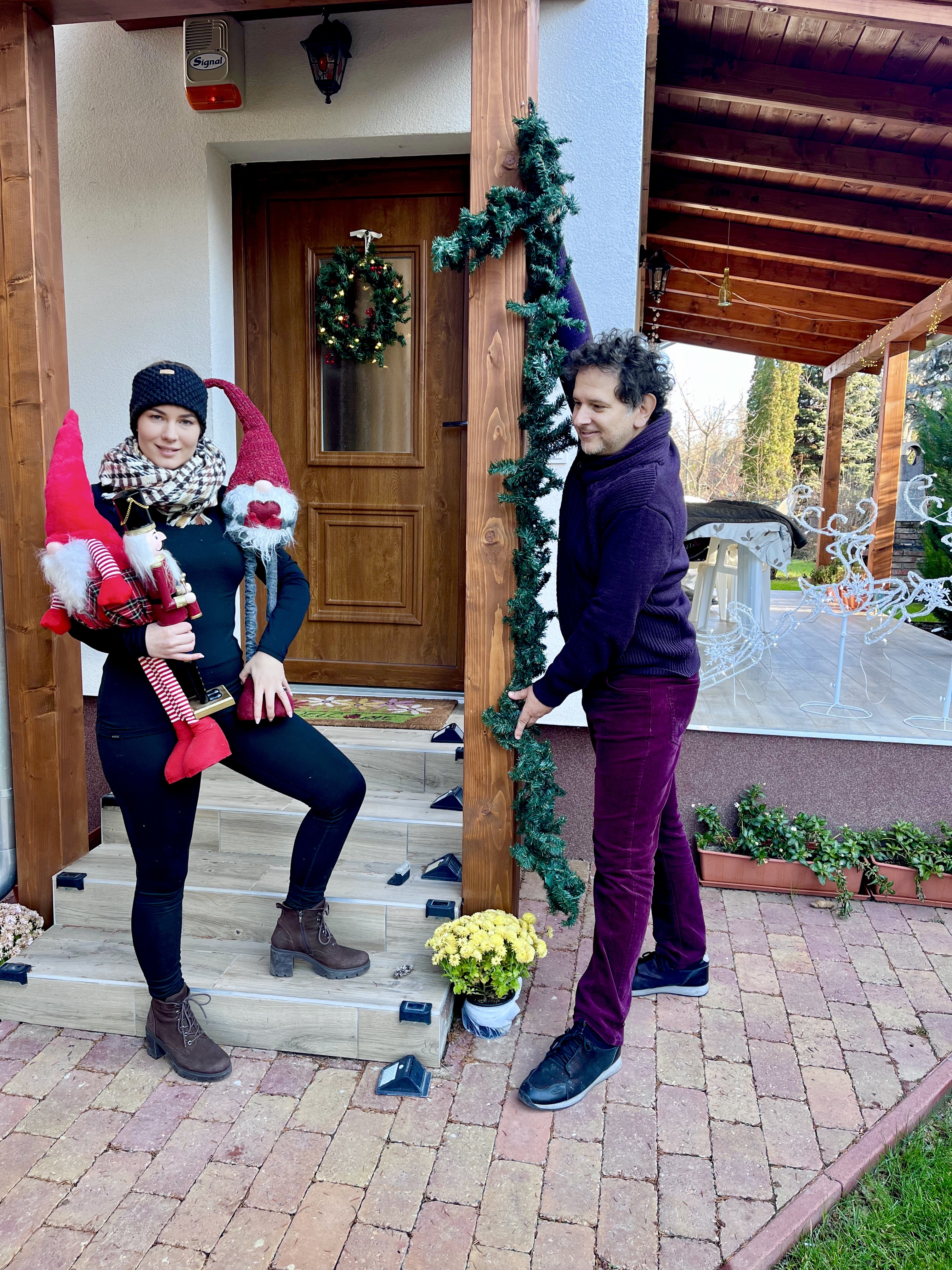 Somos András és Gulyás Eszter: idén már hárman karácsonyoznak