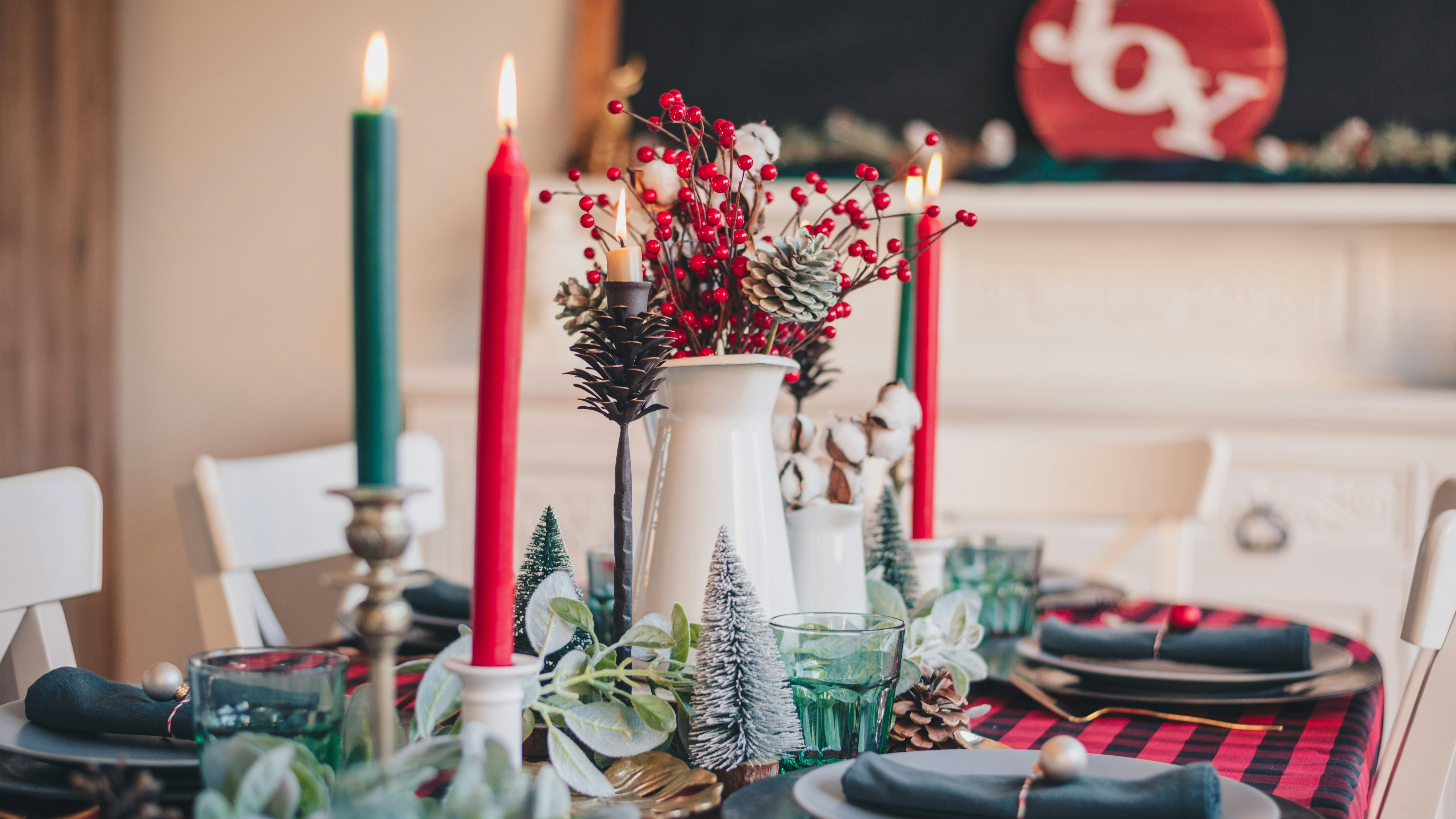 karácsonyi teríték