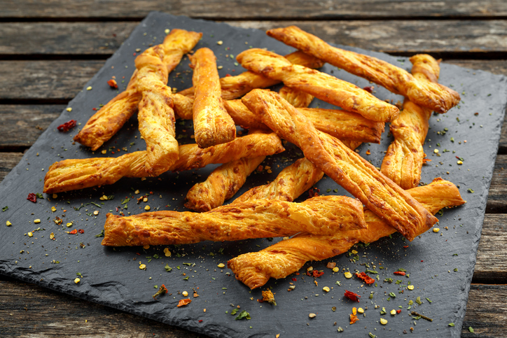 Leveles tésztás rudak