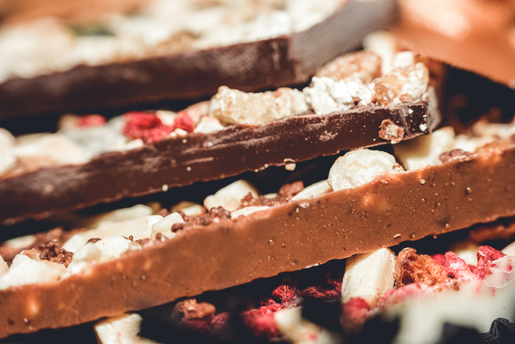 Magvakkal szórt csokoládé