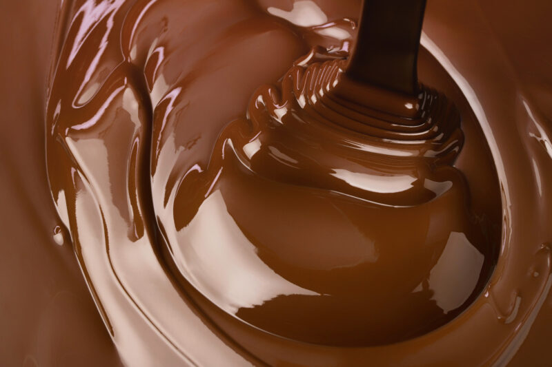 olvasztott csokoládé