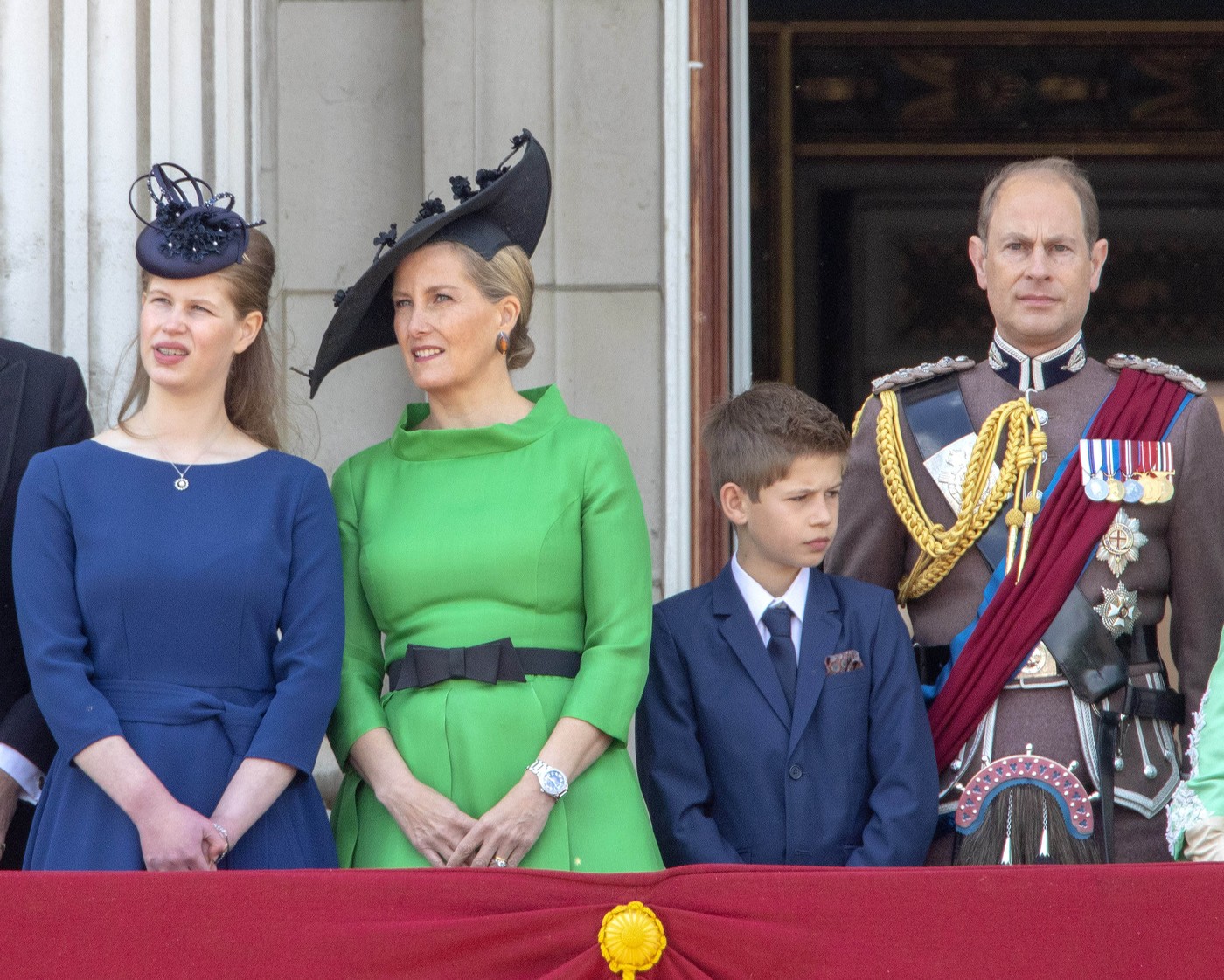 Eduárd, Zsófia, Lady Louise és Jakab 2019-ben.