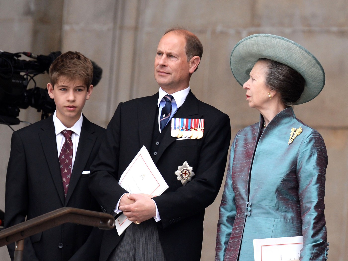 Eduárd, Jakab és Anna hercegnő