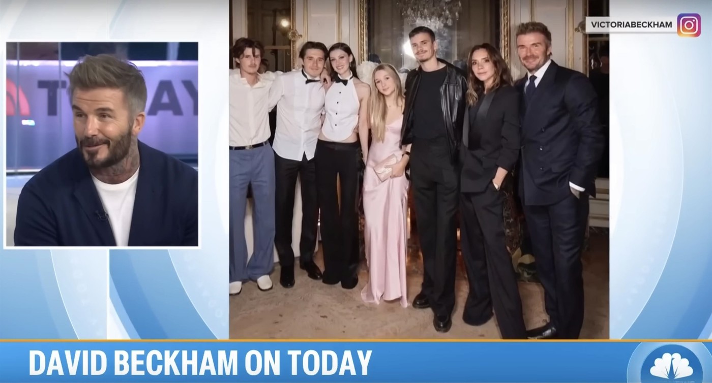 David Beckham és családja