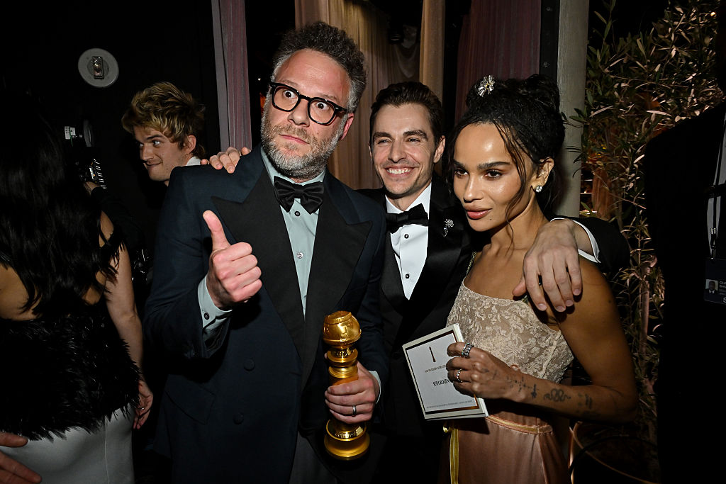 Seth Rogen, Dave Franco and Zoë Kravitz