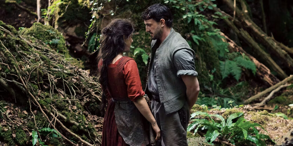 Jessie Buckley és Paul Mescal a Hamnet című filmben.