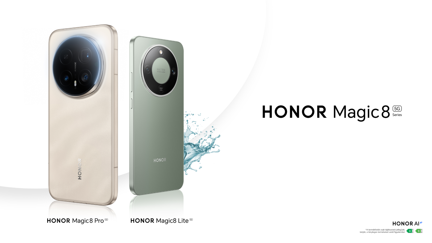 HONOR Magic8 Pro és Lite készülékek