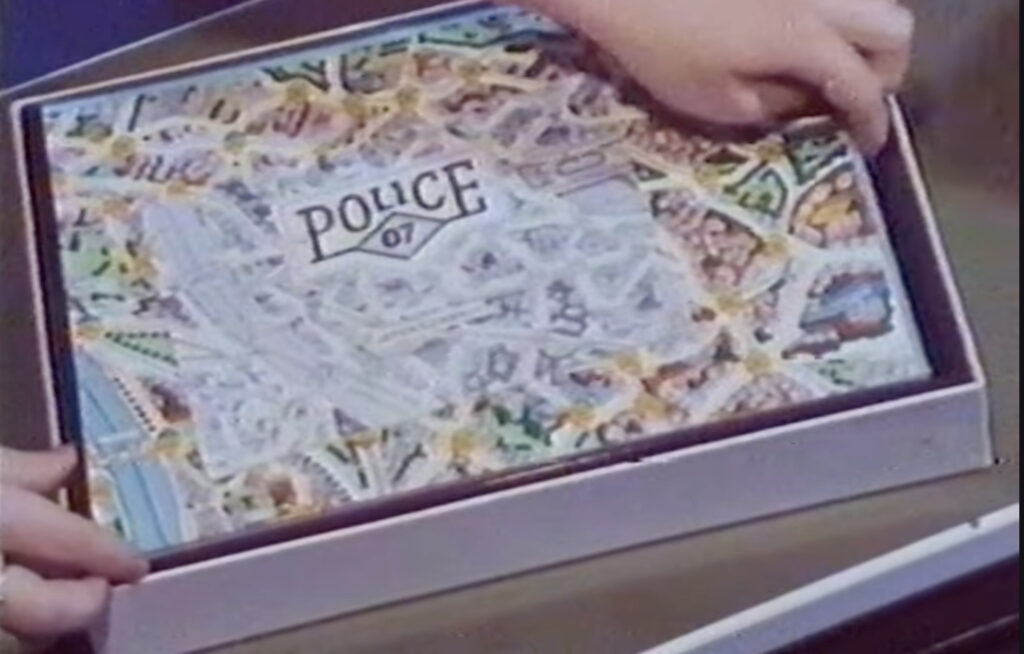 A Police 07 című társasjáték táblája