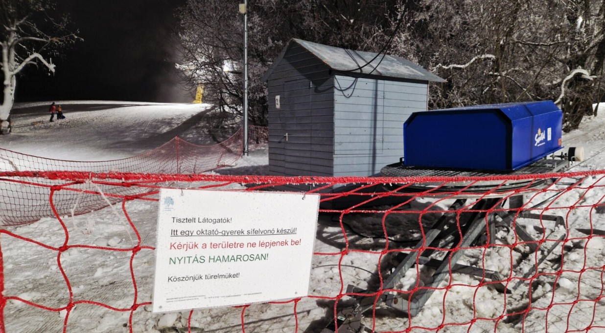 42 év után megint lesz sífelvonó Budapesten