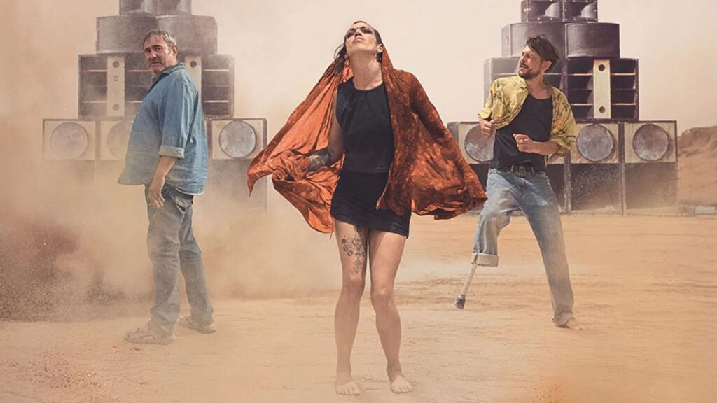 Három szereplő a Tánc a sivatagban című filmből.