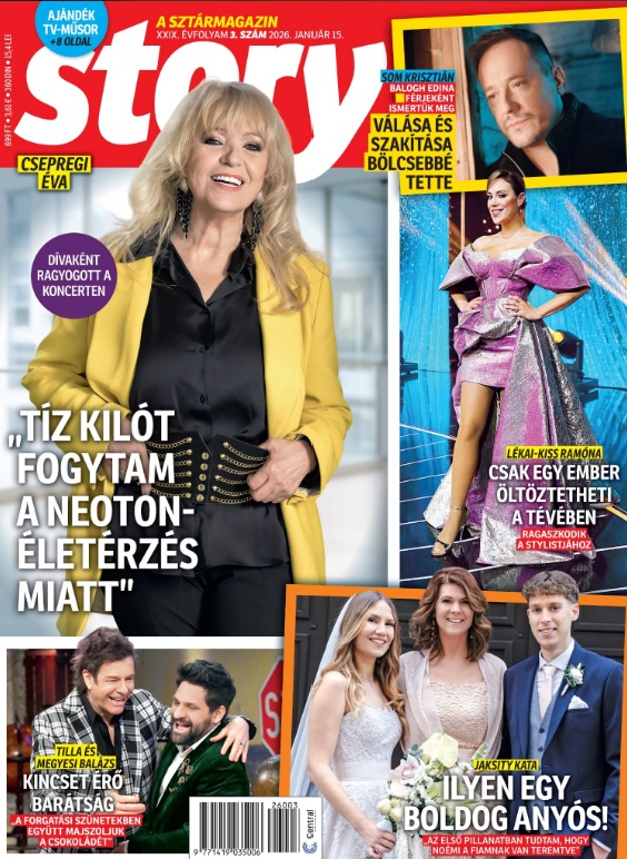 Tíz kilót fogyott koncertjére Csepregi Éva