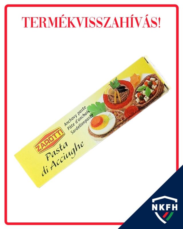 Ne edd meg, ha ebből vettél: hisztamin miatt visszahívnak egy szardellapasztát