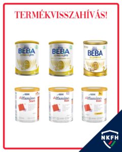 Csecsemő tápszereket hívott vissza a Nestlé, mérgezés kockázata miatt