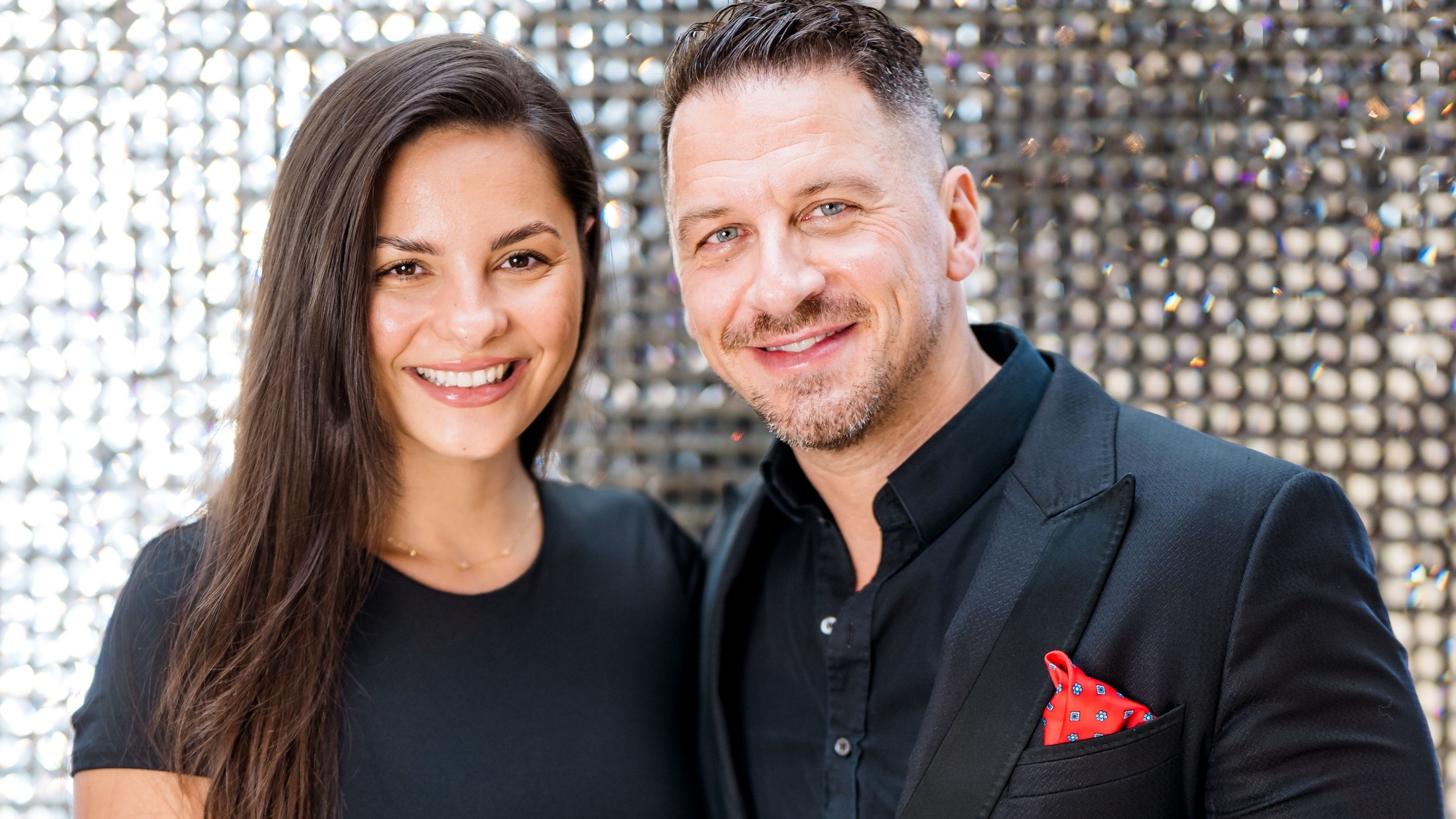 Vastag Csaba és felesége, Domján Evelin