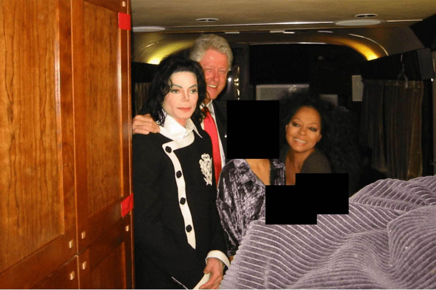 Bill Clinton, Michael Jackson és Diana Ross