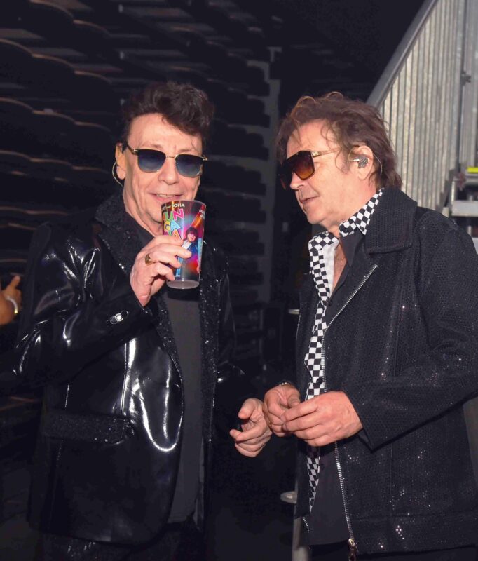 Fenyő Miklós és Szikora Róbert a 2025. júniusi Hungária koncerten az MVM Dome-ban - Fotó: Olajos Piroska / Fotócentrál