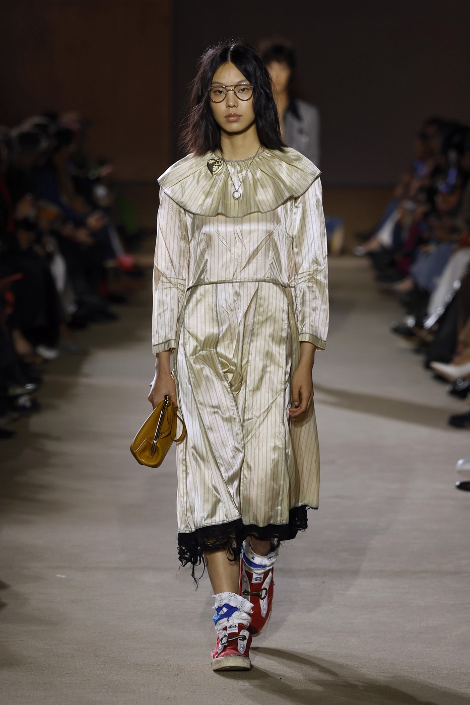 Coach 2026/27 A/W kollekció egyik modellje a New York-i divathéten