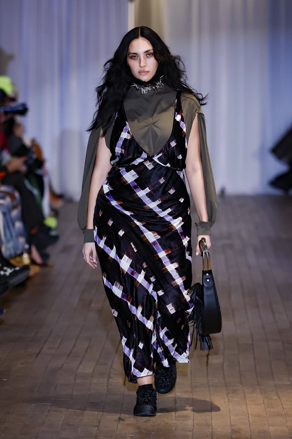 Collina Strada 2026/27 A/W kollekció egyik modellje a New York-i divathéten