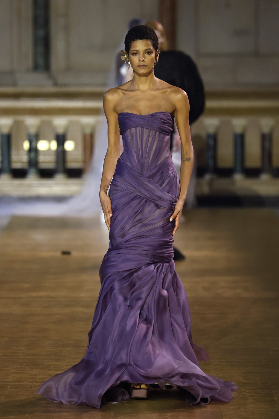 Cult Gaia 2026/27 A/W kollekció egyik modellje a New York-i divathéten