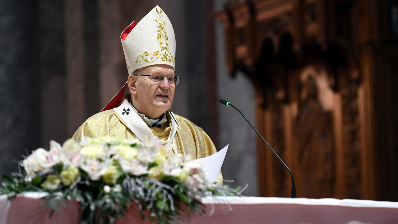 Erdő Péter bíboros, - fotó: MTI/Kovács Attila