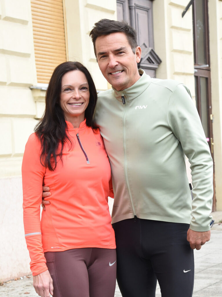 Gajdos Tamás és párja Katica