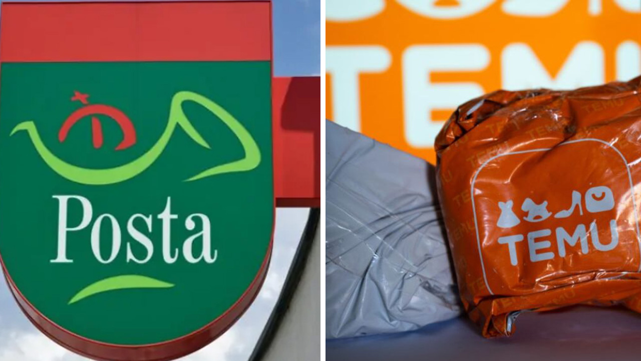 Magyar Posta és a temu - Fotók: (b): MTI // (j): Getty Images