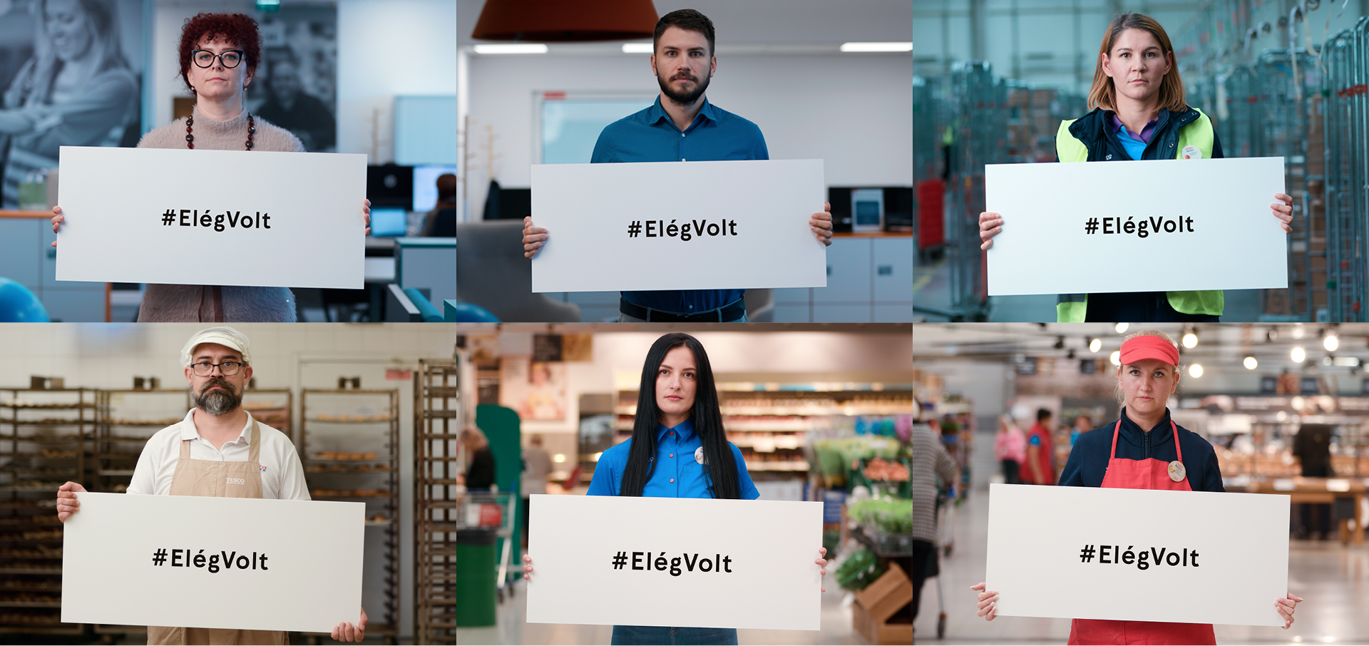 A tesco dolgozói a kapcsolati erőszak ellen