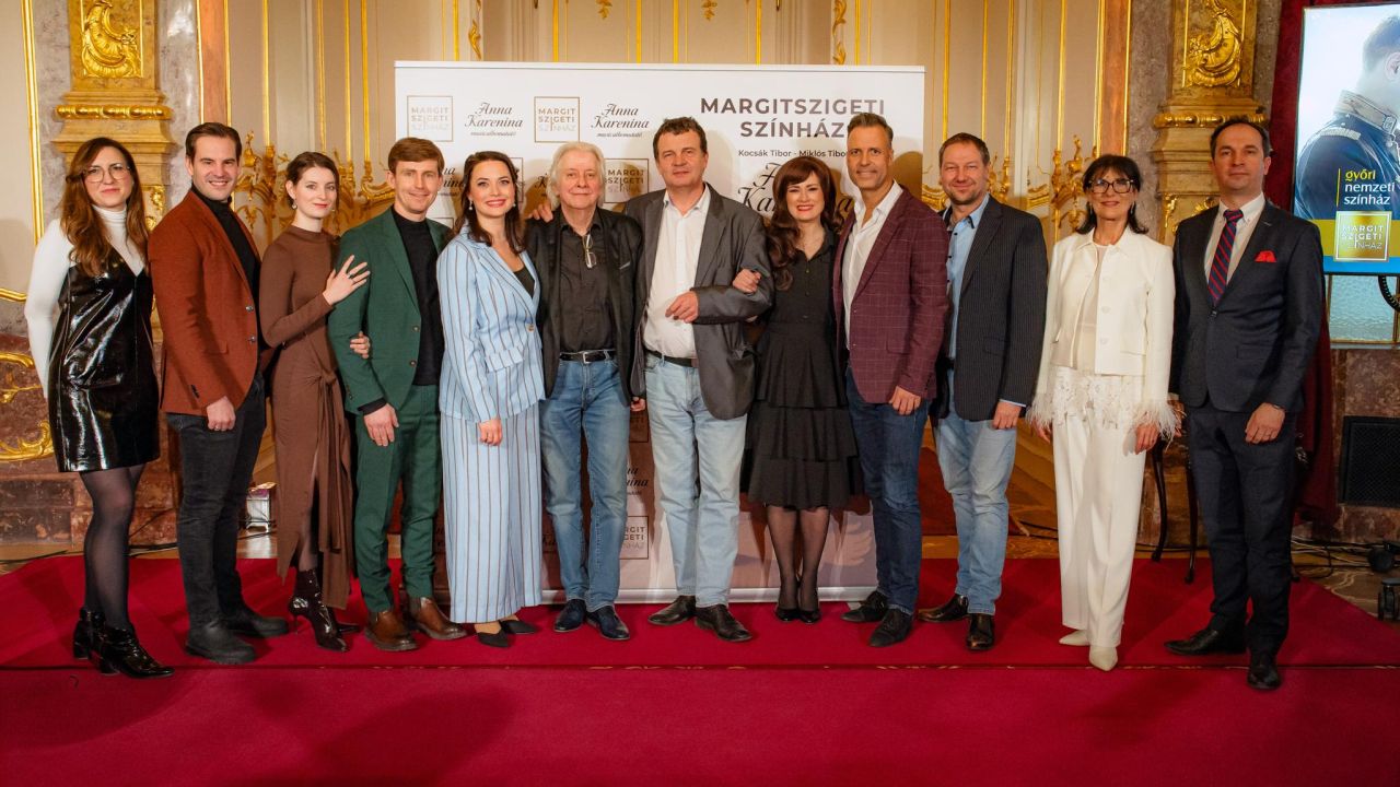 Anna Karenina musical sajtótájékoztató