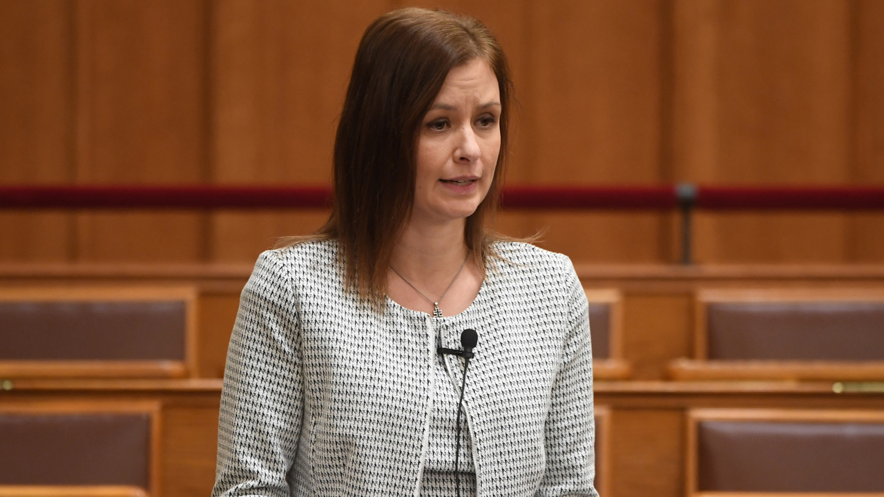 Dúró Dóra - fotó: MTI/Kovács Attila