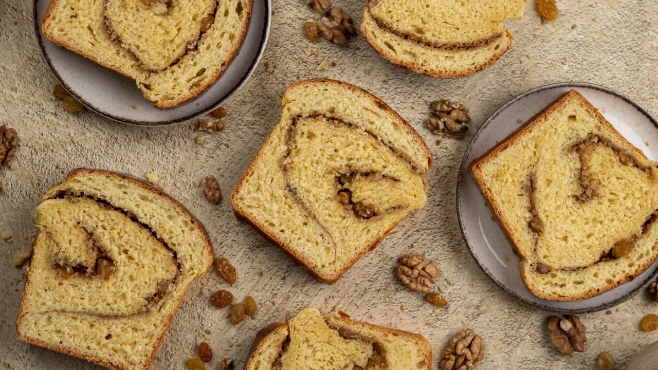 Foszlós diós kalács