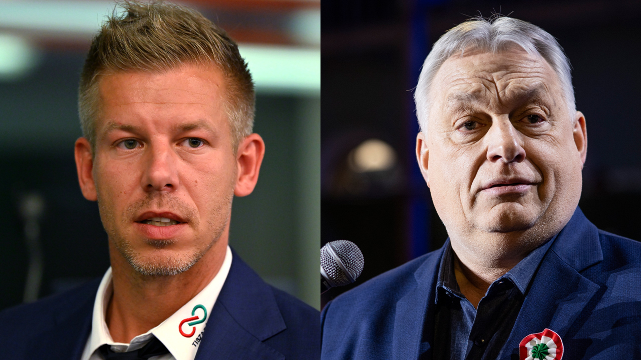 Magyar Péter és Orbán Viktor - fotó: (b): MTI/ Purger Tamás /// (j): MTI/Miniszterelnöki Kommunikációs Főosztály/Fischer Zoltán