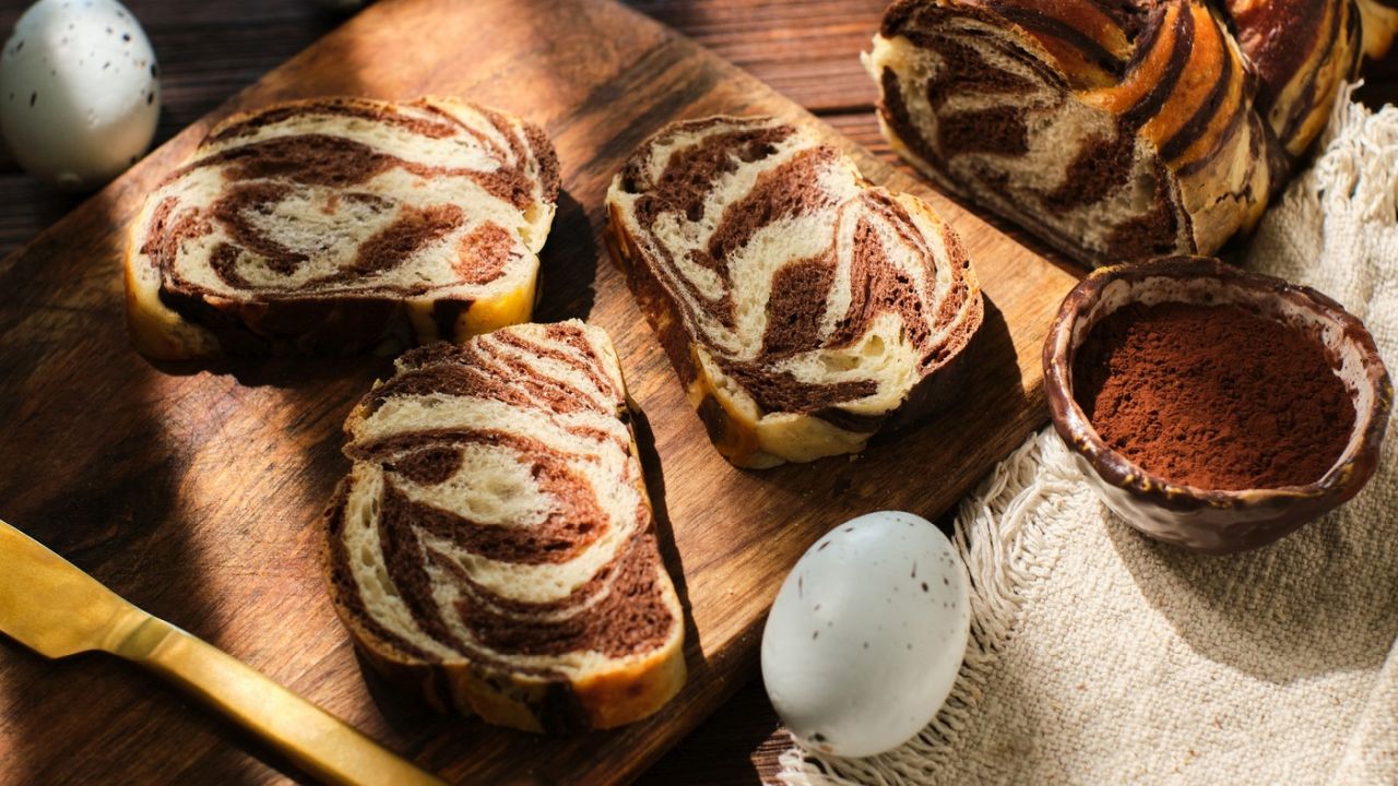 Márványos kakaós kalács