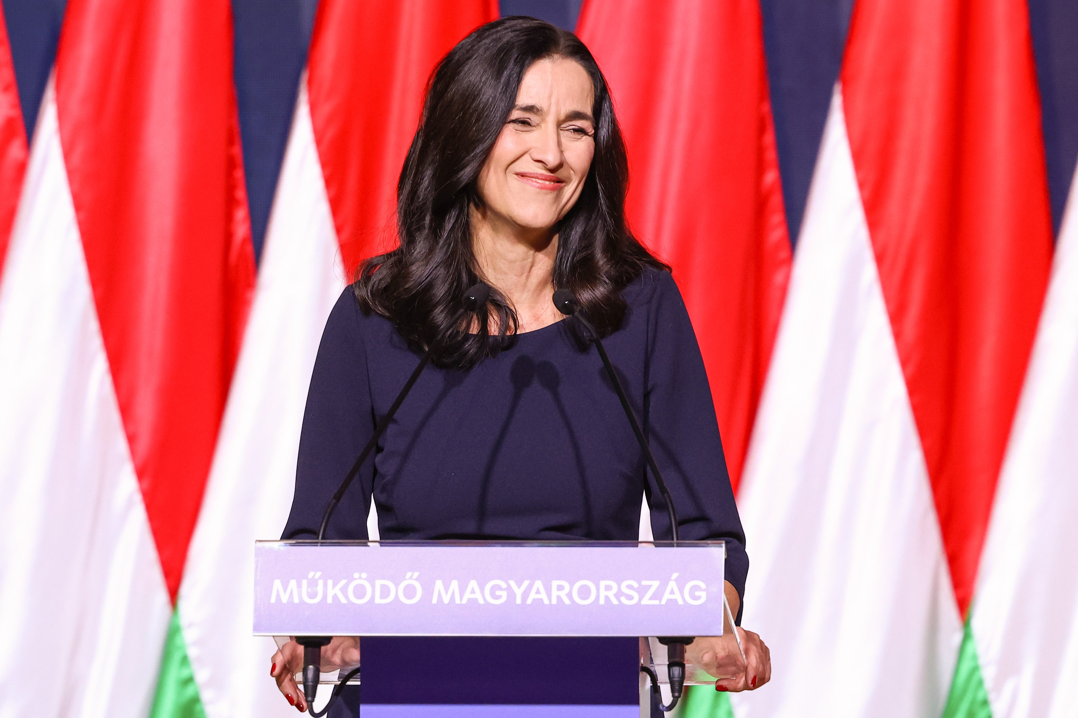 Orbán Anita Magyar Péter évértékelőjén