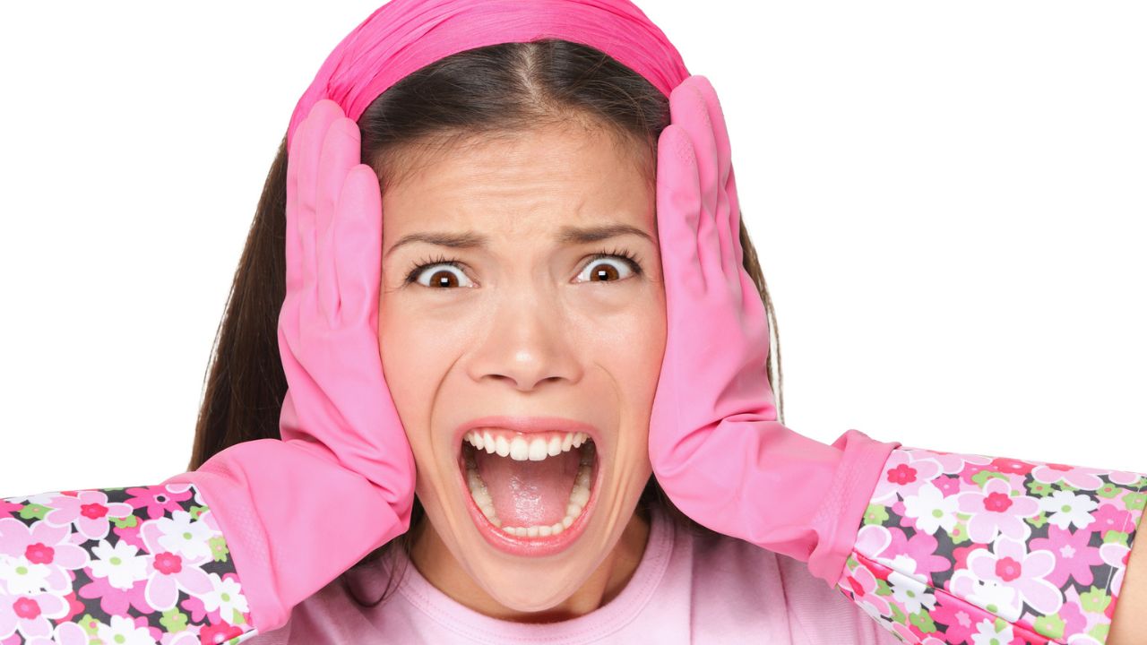 sokkban lévő takarító, fotó: Getty Images