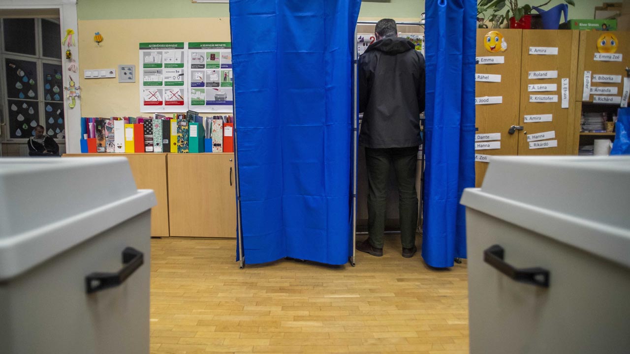 választások - fotó: MTI/Balogh Zoltán