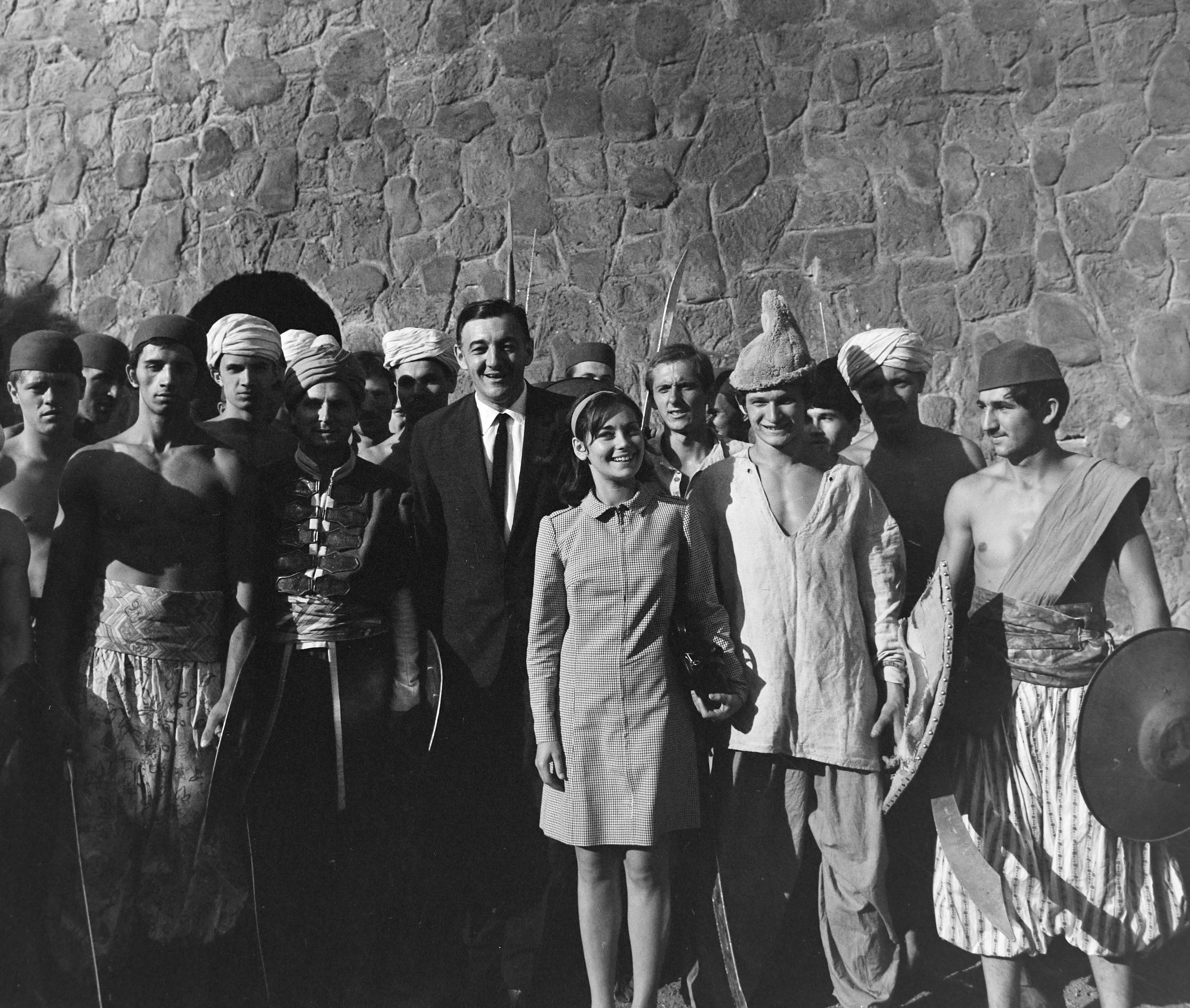 Az Egri csillagok című film forgatása, 1968-ban.