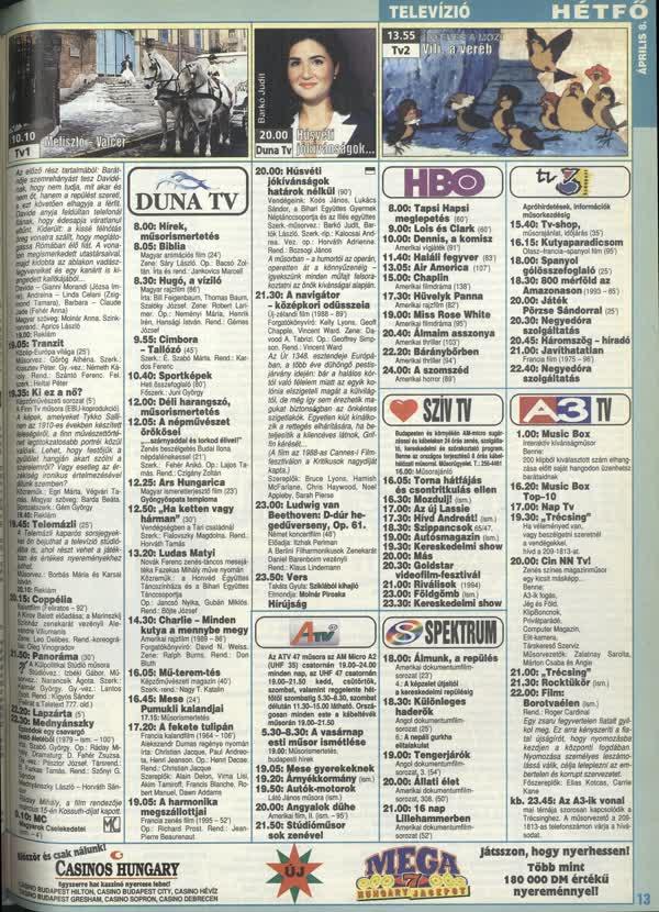 1996-os tévéműsor