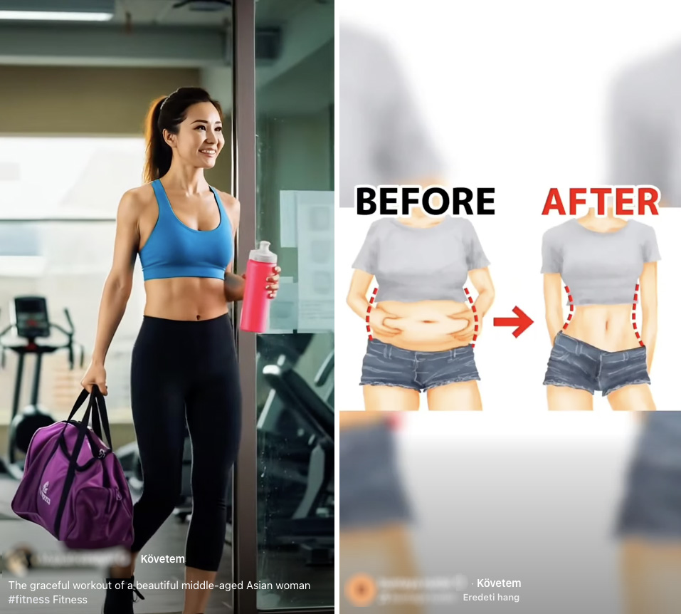 Fitness videók a Reels-en