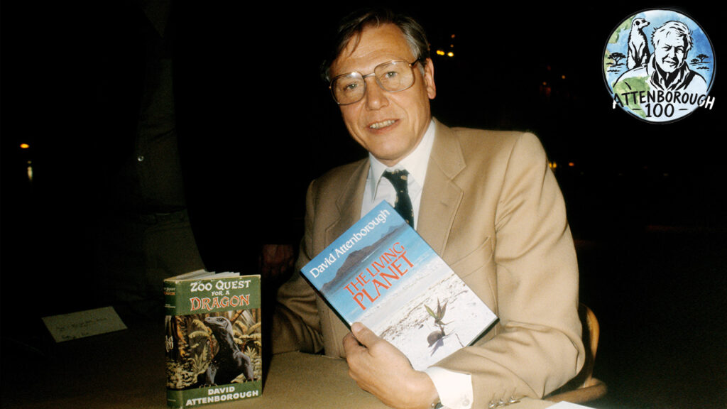 David Attenborough Az élő bolygó című könyvének dedikálásán, Sydneyben.