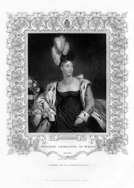 Charlotte Augusta walesi hercegnő, 19. század.