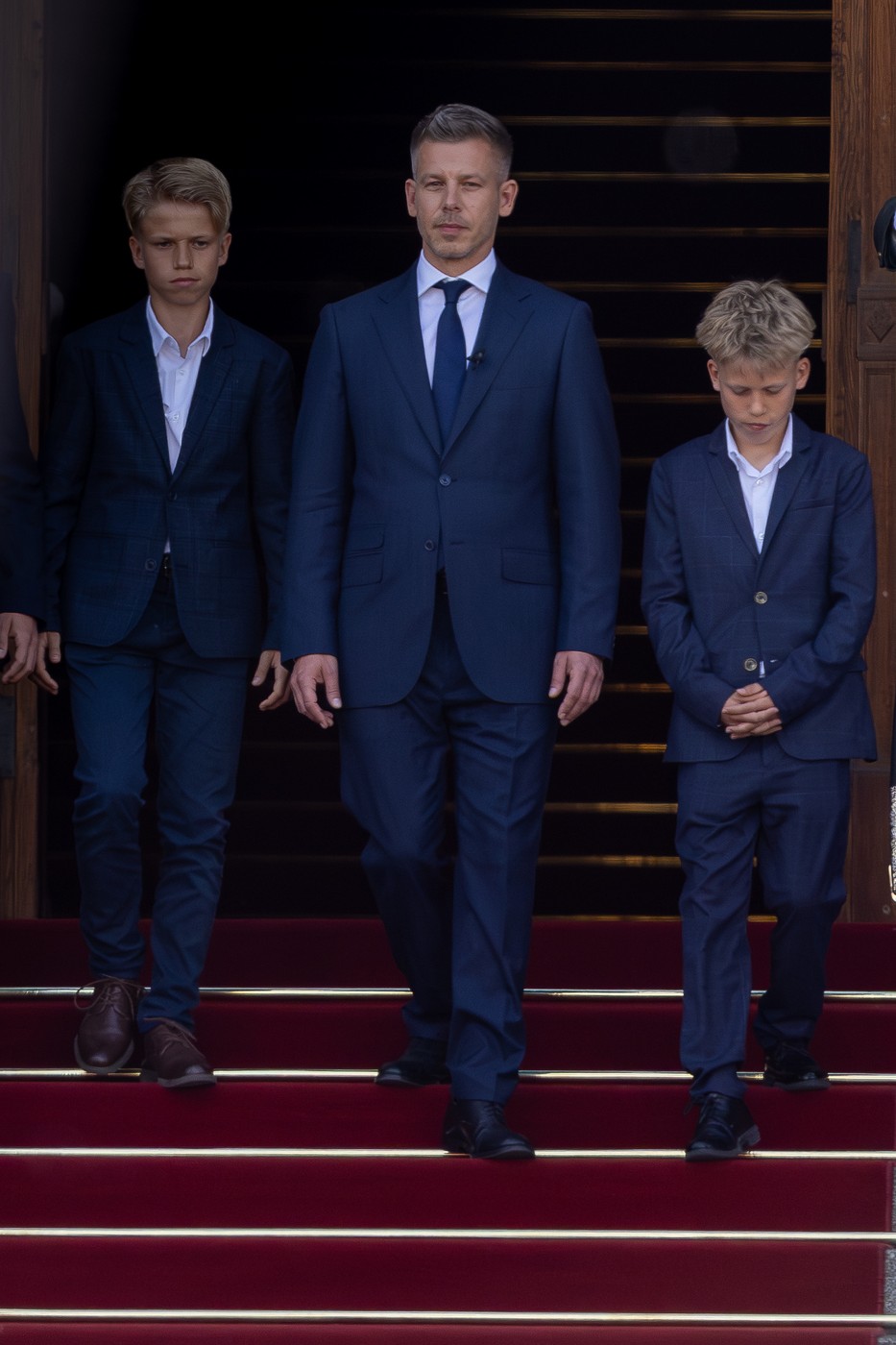 Magyar Péter és a fiai