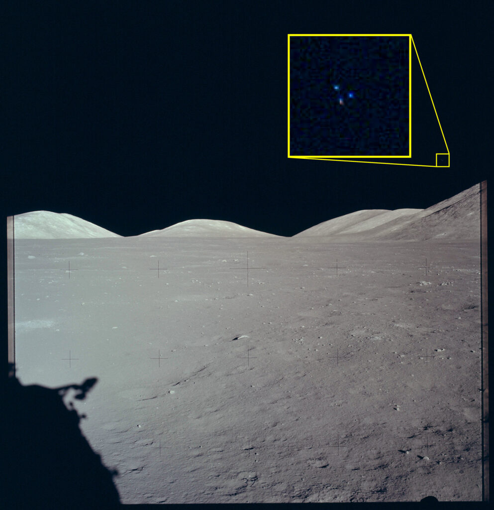 Apollo 17 legénysége álltal rögzített fények