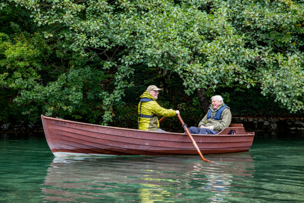 Sir David Attenborough és Mike Gunton
