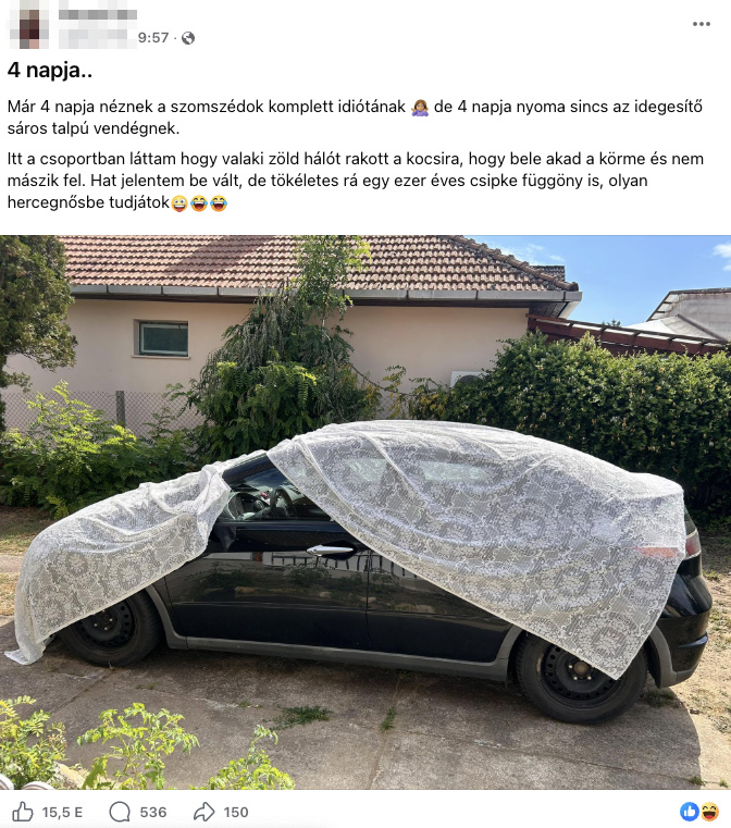 Csipke terítő