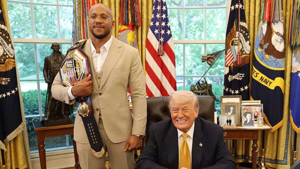 Donald Trump egy UFC-bajnokkal